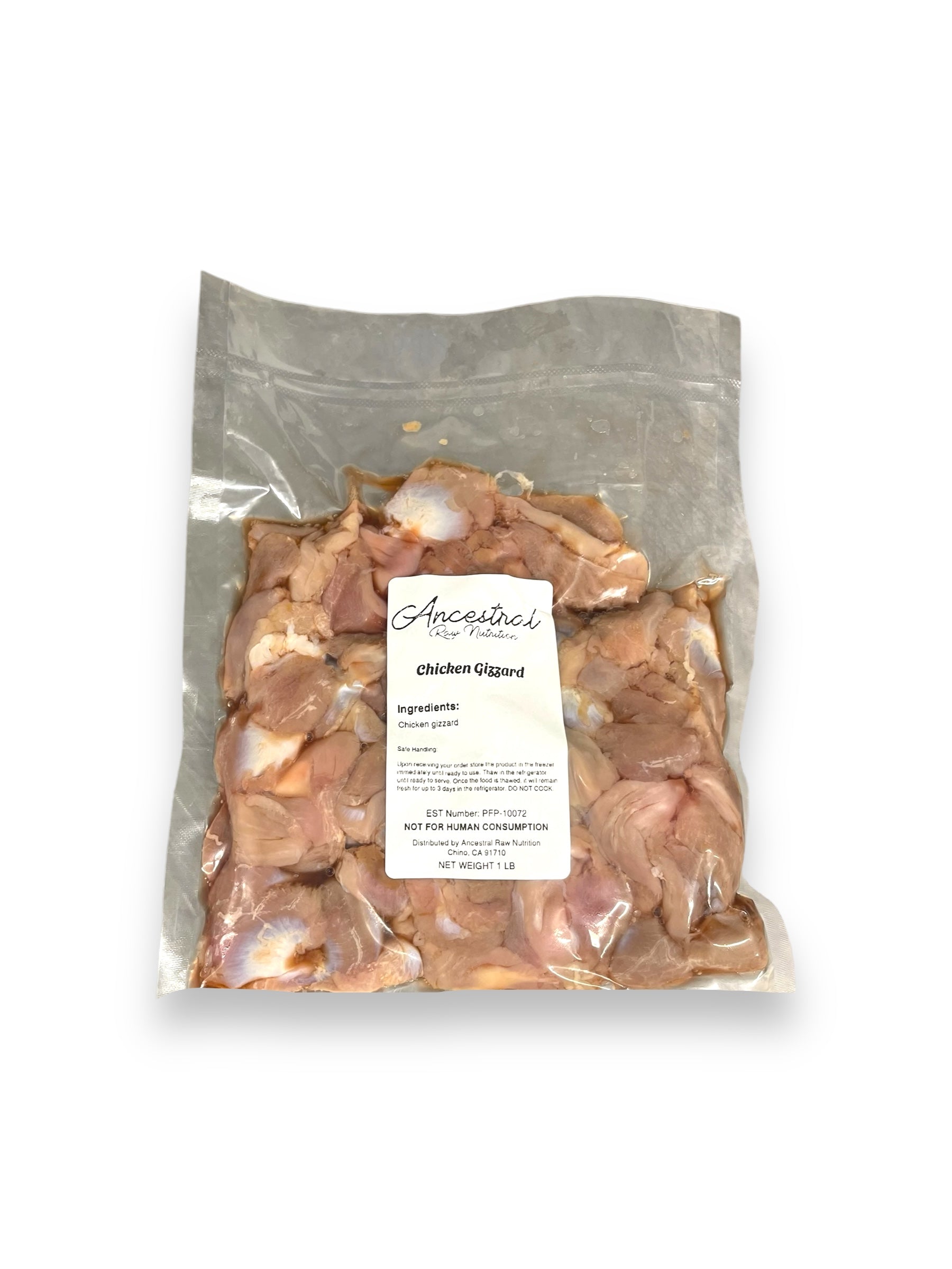 Raw Chicken Gizzard